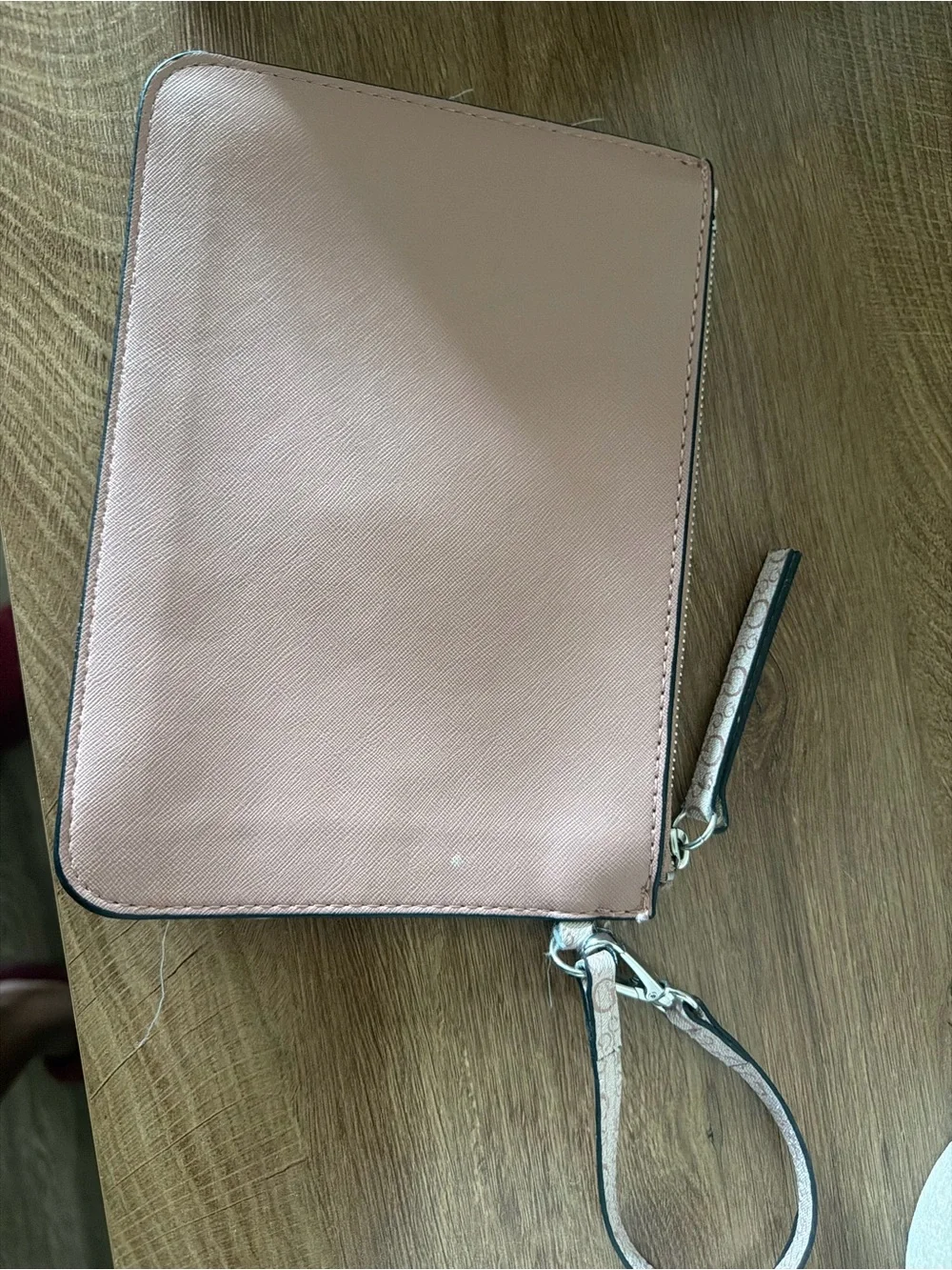 Guess Blush Pink Wristlet Clutch
